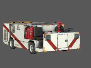 P25 fire engine 3D Model