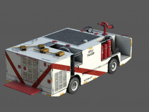 P25 fire engine 3Dモデル