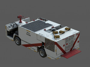 P25 fire engine 3Dモデル