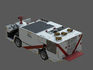 P25 fire engine 3D Model