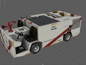 P25 fire engine 3D Model