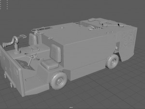P25 fire engine 3Dモデル