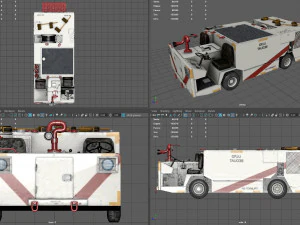 P25 fire engine 3D Model