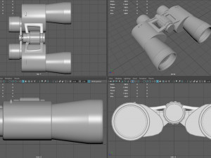 Binoculars Modelo 3D