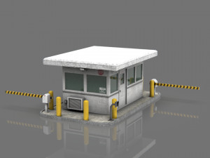 Guard Shack 3D Model