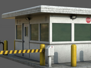 Guard Shack 3D Model
