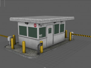 Guard Shack 3D Model