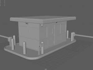 Guard Shack 3D Model