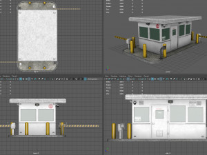 Guard Shack 3D Model