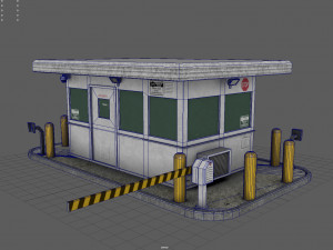 Guard Shack 3D Model