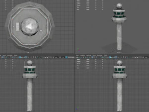 Airport Tower 3D Model