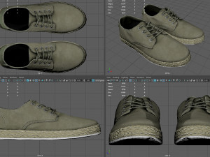 Summer Shoes 3D Model