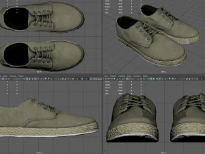 Summer Shoes 3D Model