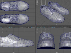 Summer Shoes 3D Model
