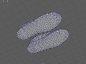 Summer Shoes 3D Model