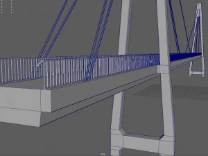 Footbridge 3D Model