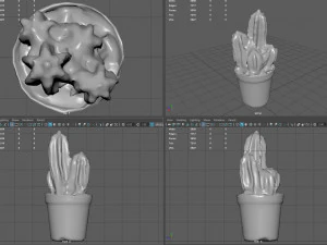 Cactus 3D Model