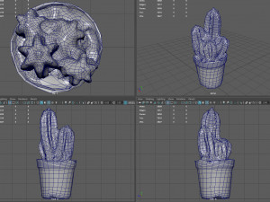 Cactus 3D 모델