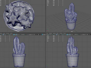 Cactus 3D Model