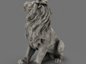 Lion Statue Modelo 3D
