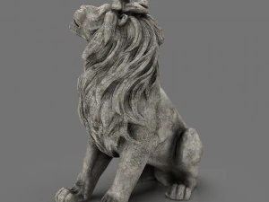 Lion Statue 3D Model