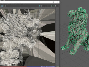 Lion Statue Modelo 3D