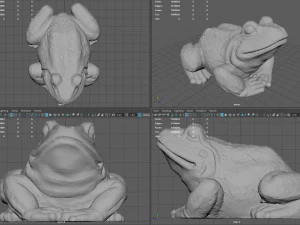 Sapo para impress&atilde;o 3D Modelo de Impressão 3D