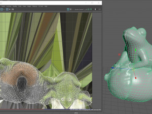 Frog On Acorn 3D Model