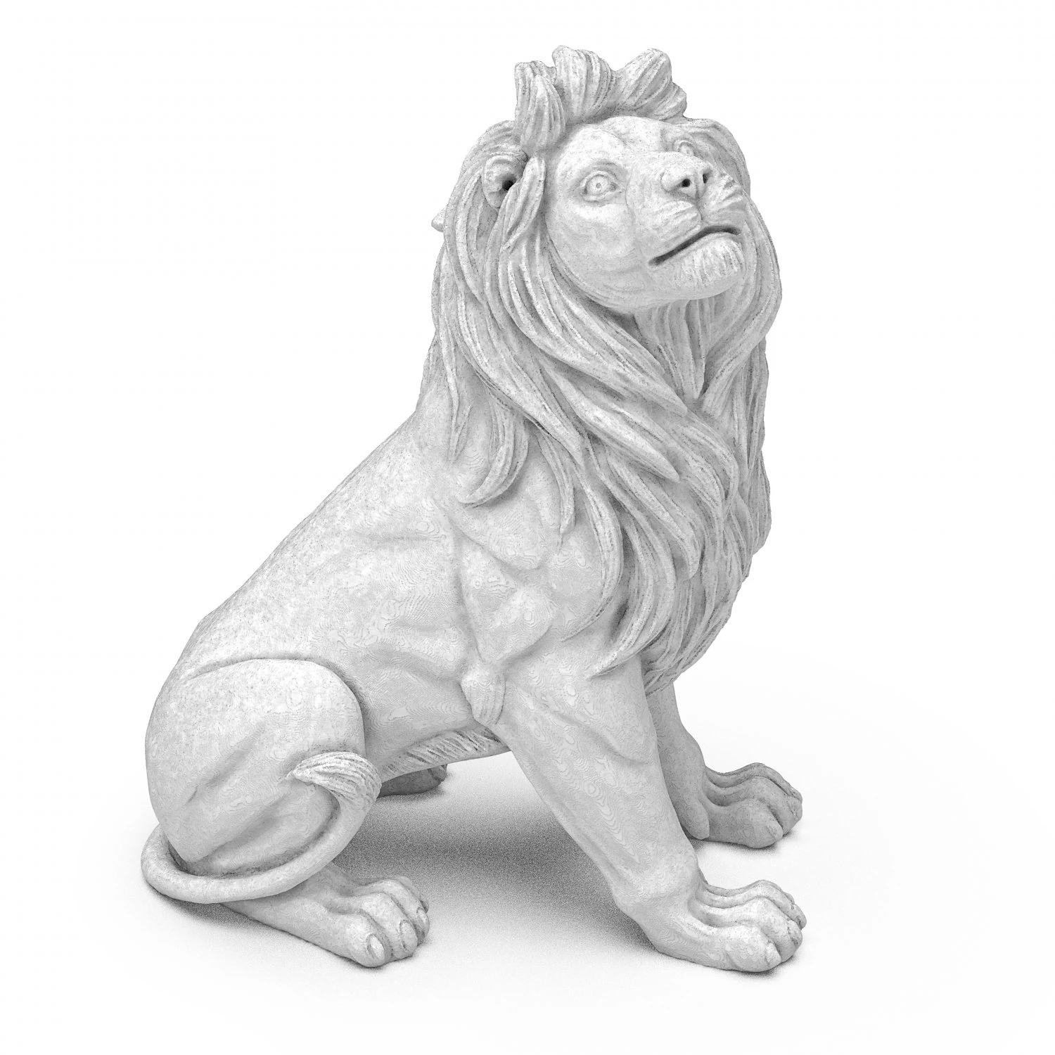 Lion Statue for 3d print 3D Print Model .c4d .max .obj .3ds .fbx .stl .blend 