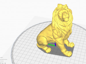 Lion Statue for 3d print Model Cetak 3D