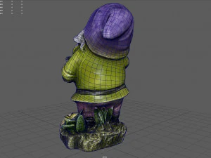 Garden Gnome 8 3D Model