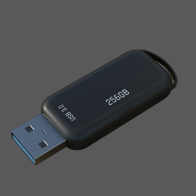 Pen Drive 3Dモデル .c4d .max .obj .3ds .fbx .stl .blend 