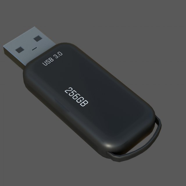 Pen Drive 3D Модель In Компьютер 3DExport