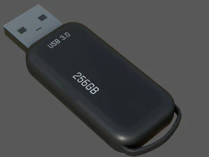 펜 드라이브 3D 모델