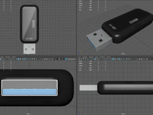 펜 드라이브 3D 모델