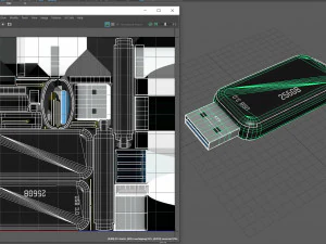 펜 드라이브 3D 모델