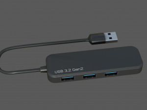 Hub Usb Modelo 3D
