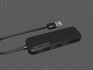Hub USB 3D Model