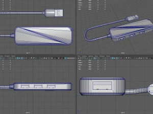 Hub USB 3D Model