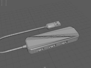Hub USB 3D Model