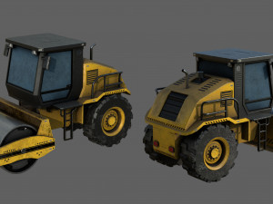 Road roller 3D Модель