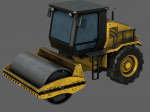 Road roller Modelo 3D