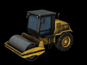 Road roller Modelo 3D