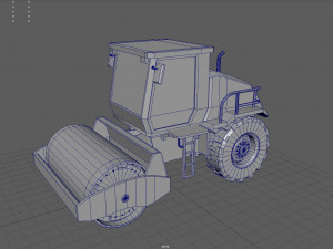 Road roller Modelo 3D