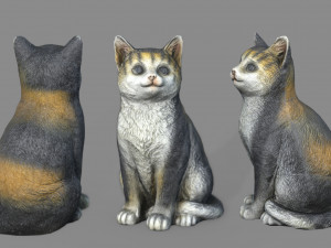 Cat game ready low poly model 3D Model $8 - .obj .ma .max .fbx .3ds - Free3D