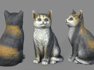 estatua de gato Modelo 3D