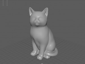Cat statue Modelo 3D