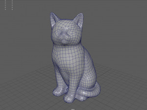 Cat statue Modelo 3D