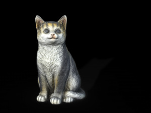 Cat statue Modelo 3D