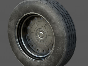 Car wheel 3D Модель